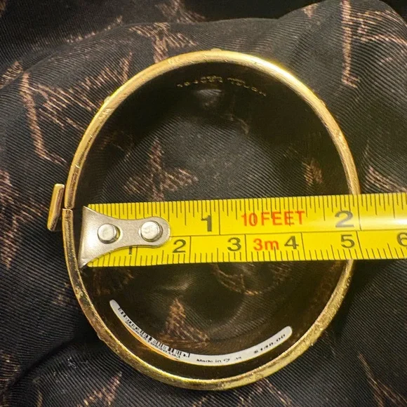 Henri Bendel Brown and White Striped Bracelet - Picture 7 of 9